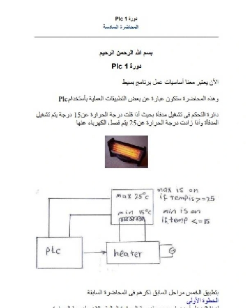 كتاب الدرس السادس فى plc لـ هيثم خيرى محمد